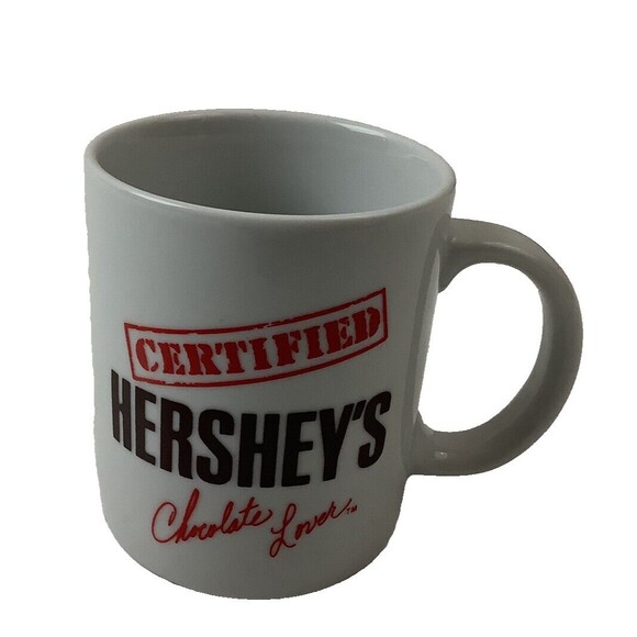 Hershey's Certified Chocolate Lover Coffee Mug 12 Oz Cup Tea Hot Chocolate - Picture 1 of 4
